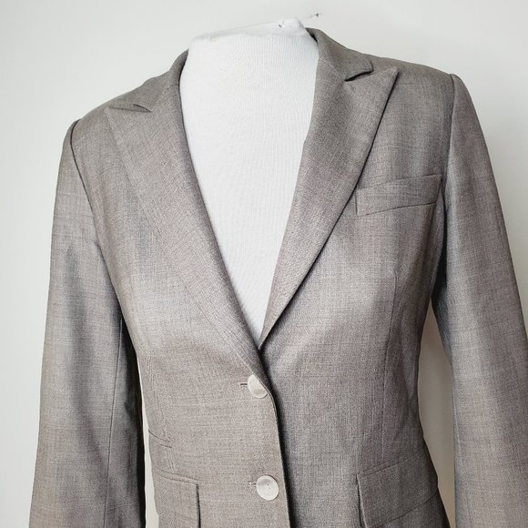 Women's Gray Blazer - Picture 4 of 9